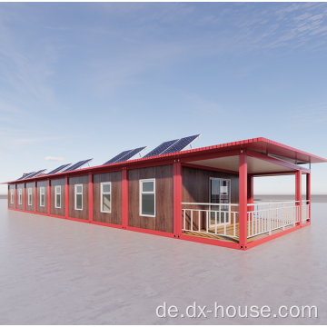 Containerhaus mit Sonnenenergie